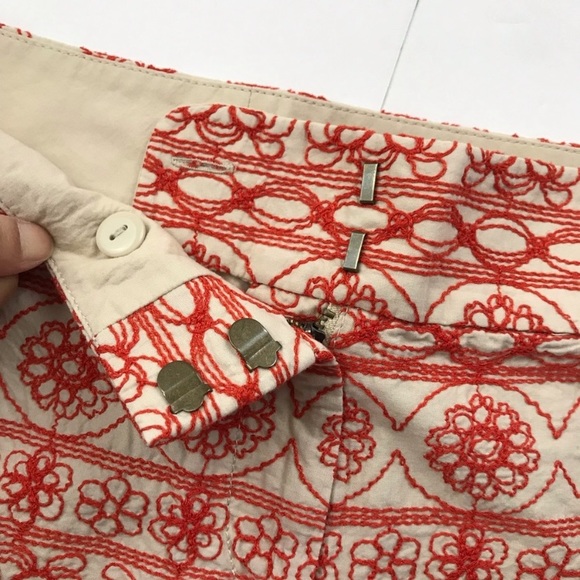 Ann Taylor Loft Embroidered Floral Short - Picture 4 of 8